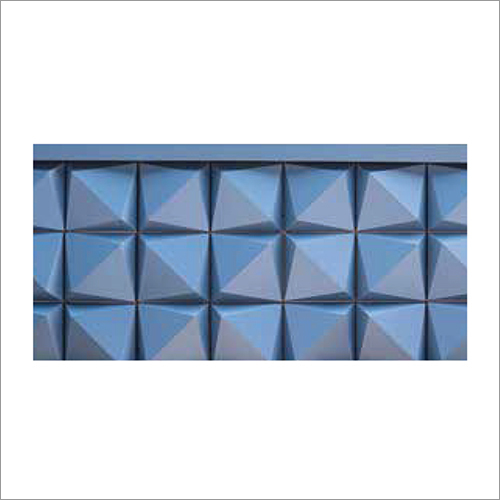 3D Design Devils Puzzle Metal Composite Panel - Aluminum Composite, 3mm Thickness, Blue, Fireproof, Anti-Static, PE & PVDF Coating