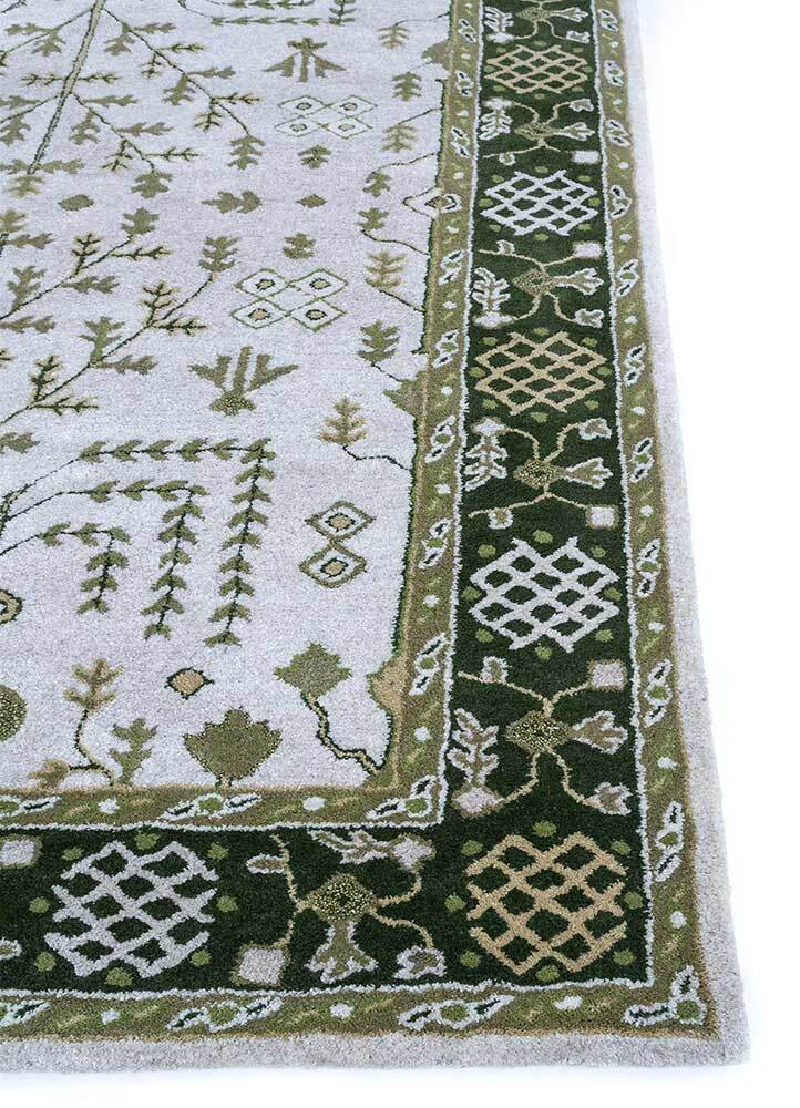 Sufiya Carpet - 100% Pure Wool, 180x120 Cm, Persian Design | Easy To Clean, Fire-resistant, Anti-slip, Hand-tufted Elegance