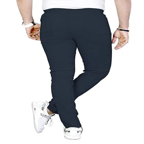 Dark Blue Regular Fit Track Pant