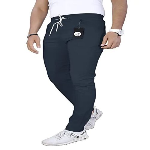 Dark Blue Regular Fit Track Pant