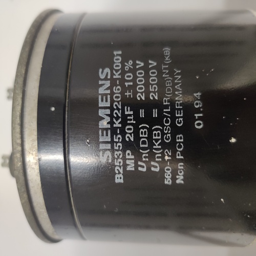 Digital Input/output Module Siemens B25355-k2206-k001 Capacitor Models
