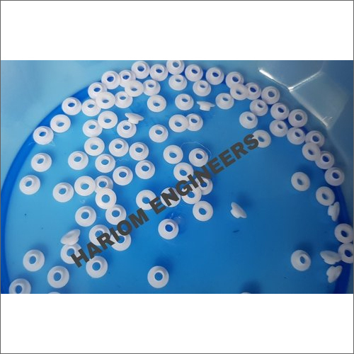 PTFE T Bush - 180°C Temperature, 2.2 Density, Round Shape, 220 Tensile Strength | Material: PTFE, Size: Various, Thickness: Custom mm