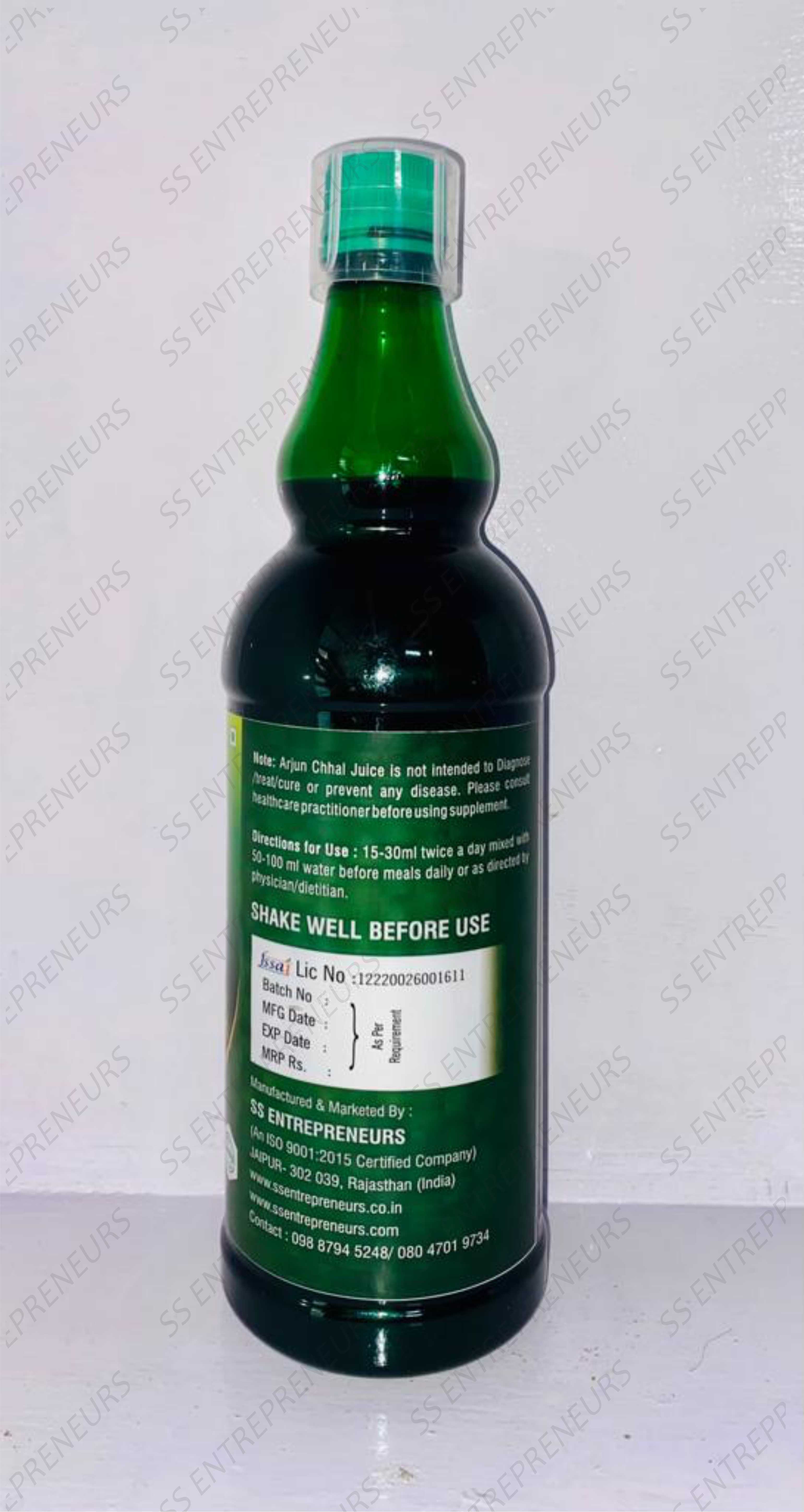 Arjuna Chhal Juice - Direction: Store In A Cool And Dry Place