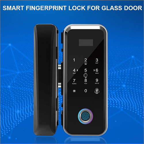 Black Glass Smart Door Lock