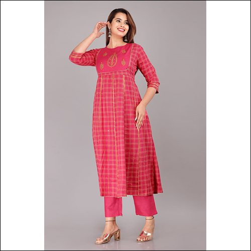 No Fade Pink Kurta With Pant