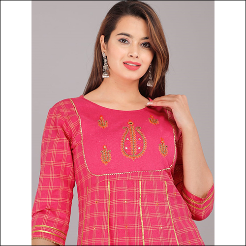 No Fade Pink Kurta With Pant