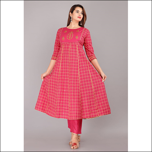 No Fade Pink Kurta With Pant