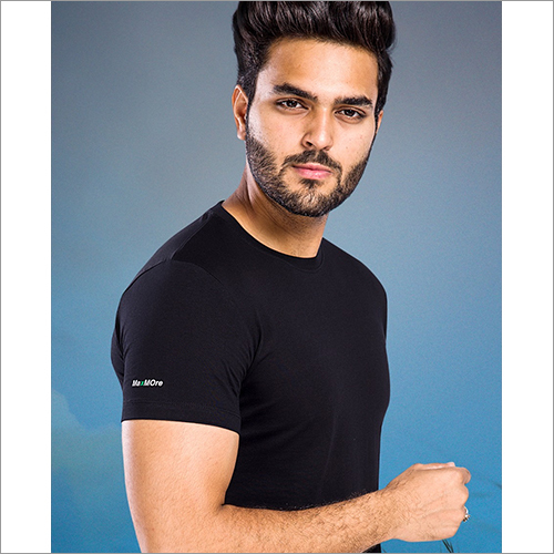 पुरुषों का क्रू नेक कॉटन टी-शर्ट