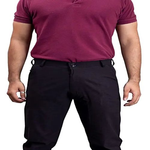 Black Stretchable Formal Pants
