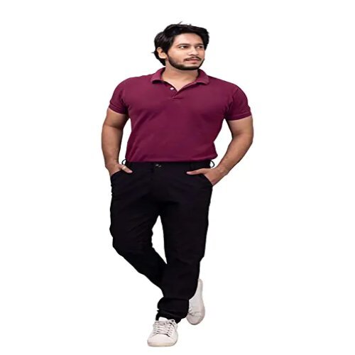 Black Stretchable Formal Pants