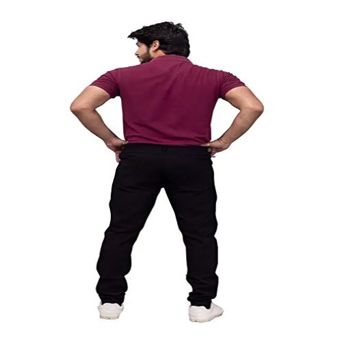 Black Stretchable Formal Pants