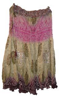 Long Silk Skirt