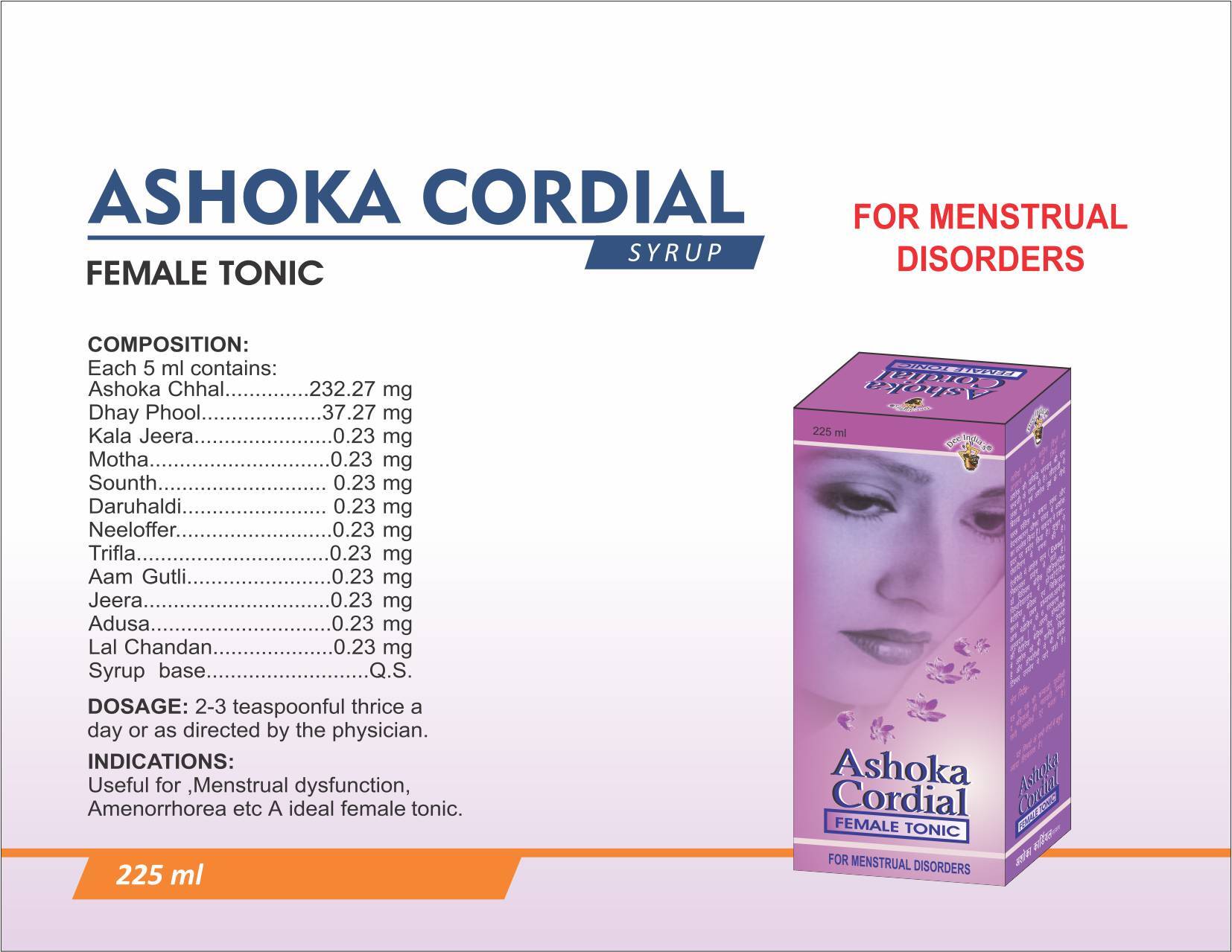 Ashoka Cordial Syrup