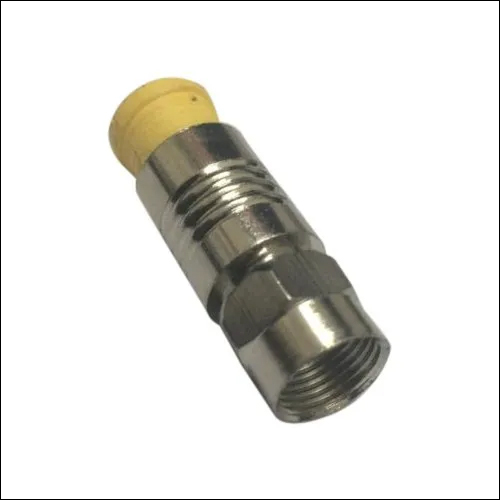 Setup Box Connector - Silver | Application: Set Top Box, Sleek Design for Efficient Connectivity and Versatile Usage