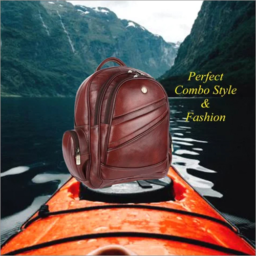 Hammonds Flycatcher Brown Leather Backpack