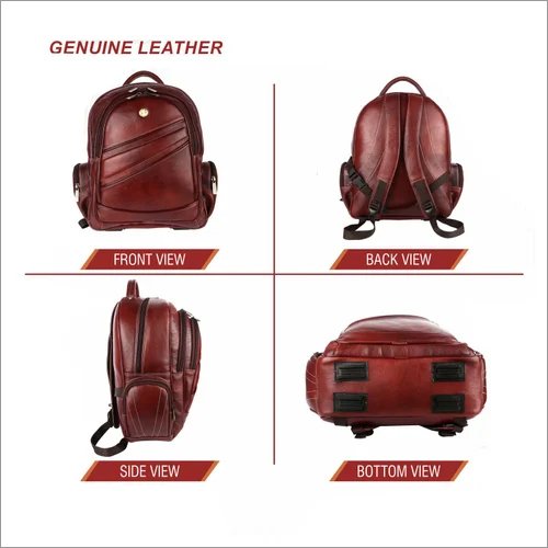 Hammonds Flycatcher Brown Leather Backpack