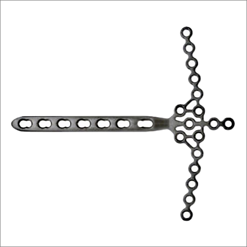 3.5 मिमी स्क्रू के लिए ग्रे बोन लॉक कैल्केनियल प्लेट नई