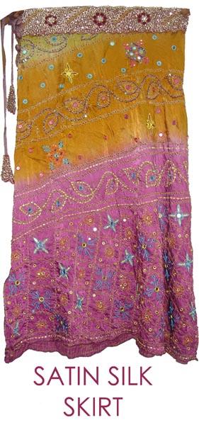 Satin Silk Skirt