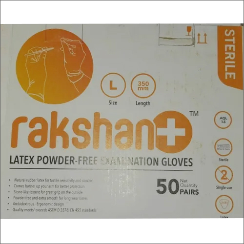 White Latex Powder Free Glove