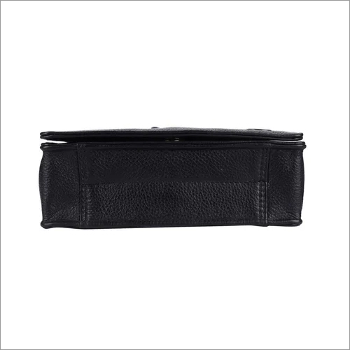 Sb1159-blck Leather Side Bag