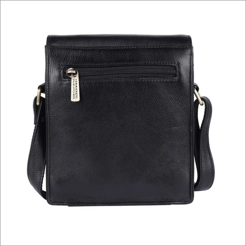 Sb1159-blck Leather Side Bag