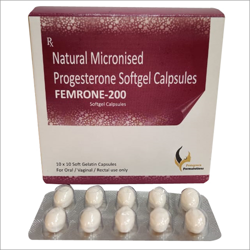 प्रोजेस्टेरोन (प्राकृतिक माइक्रोनाइज्ड) (200 मिलीग्राम) कैप्सूल सामान्य दवाएं