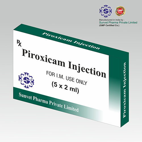 Piroxicam Injection Suitable For: Adults