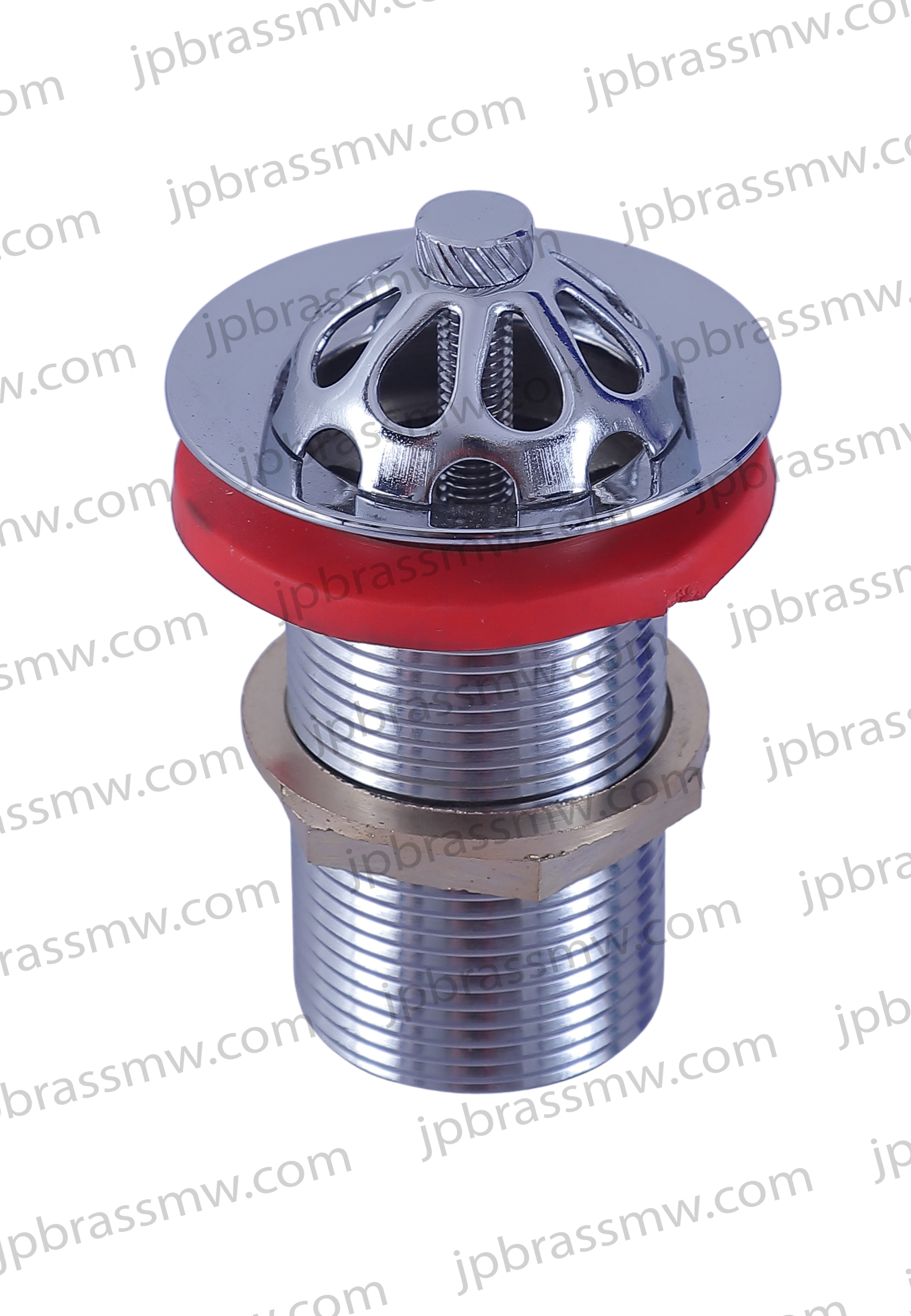 Urinal Waste Coupling - 3 Inch Brass, Chrome Finish | Round Shape, Leak-free Connection, 185mm Length, Forged Technique, 180g Weight