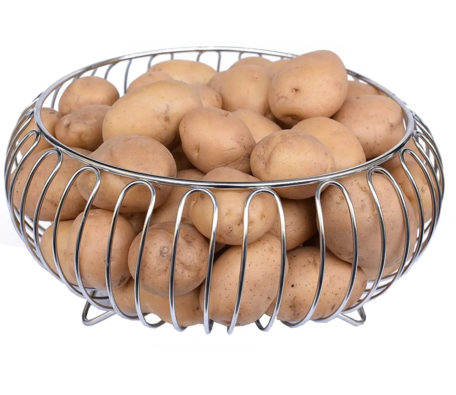 Stainless Steel Vegetable And Fruit Bowl Basket