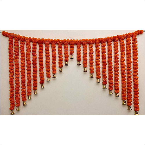 स्फिंक्स आर्टिफिशियल मैरीगोल्ड फ्लफी फ्लावर्स ग्रैंड एंट्रेंस शामियाना मंडप तोरण सजावट के लिए डार्क ऑरेंज साइज़: 6x4 Ft