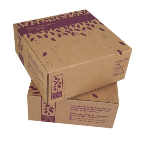 Small Printed Box - Eco-Friendly Laminated Material, Different Sizes Available | User-Friendly Design, Glossy Lamination, Customized Shape
