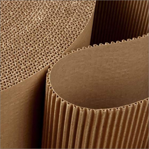 Brown Corrugated Rolls - 2 Ply, Customized Size, Brown Color | Compatible With Digital Printing, Recycled Paper Material, Flexible Wrapping Solution