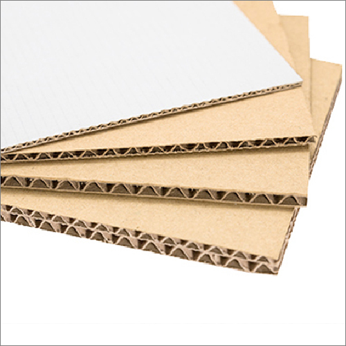 Brown Corrugated Paper Sheets - Customized Sizes, Recycled Material | Compatible With Digital Printing, Ranging From 3 To 9 Plies