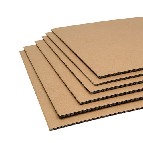 Brown Corrugated Paper Sheets - Customized Sizes, Recycled Material | Compatible With Digital Printing, Ranging From 3 To 9 Plies