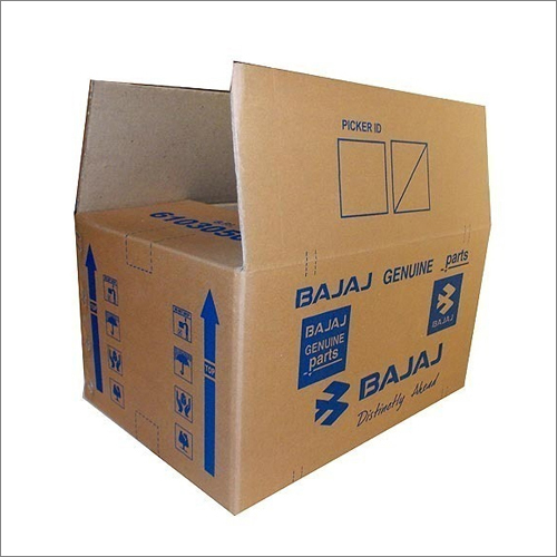 Glossy Lamination Rectangular Printed Corrugated Box