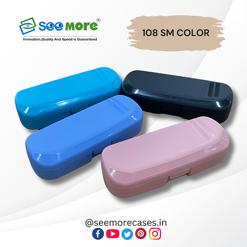 मल्टीकलर क्लियर प्लास्टिक स्पेक्टेकल केस