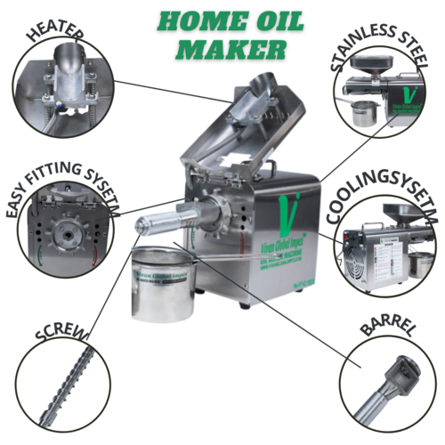 Mini Domestic Oil Maker Machine 400watt