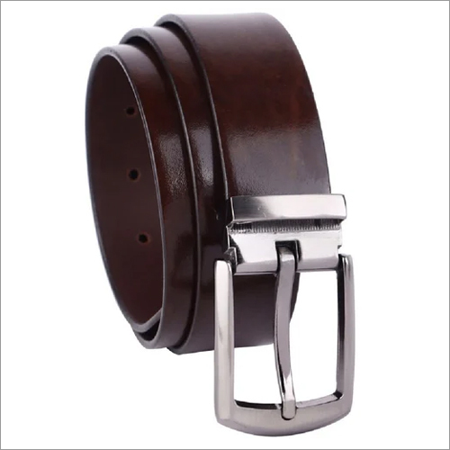 Plain Brown Leather Belt - Leather Material, Steel Buckle, Tan Brown Color | Stylish Design For Men, Perfect For Everyday Wear