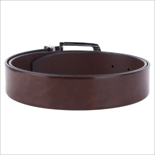 Plain Brown Leather Belt - Leather Material, Steel Buckle, Tan Brown Color | Stylish Design For Men, Perfect For Everyday Wear