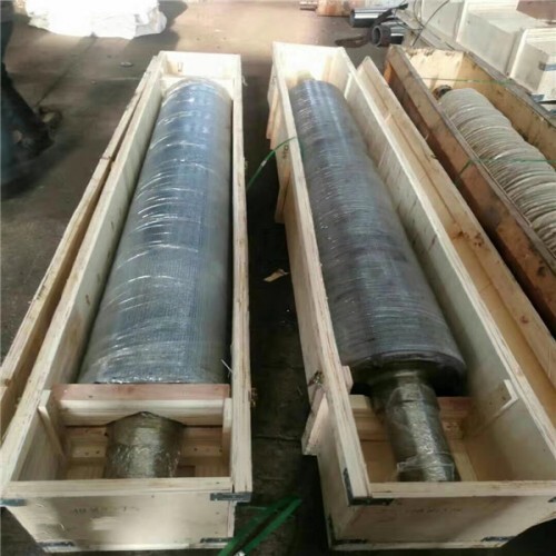 Chrome Plating Corrugated Roll - Alloy Steel, Forged Design, Silver Finish | Upper And Lower Tooth-shaped Rollers, Pressure Roller Compatibility, Enhanced Surface Hardness
