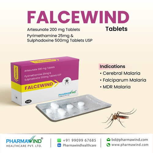 Artesunate  Pyrimethamine and Sulphadoxine tablets