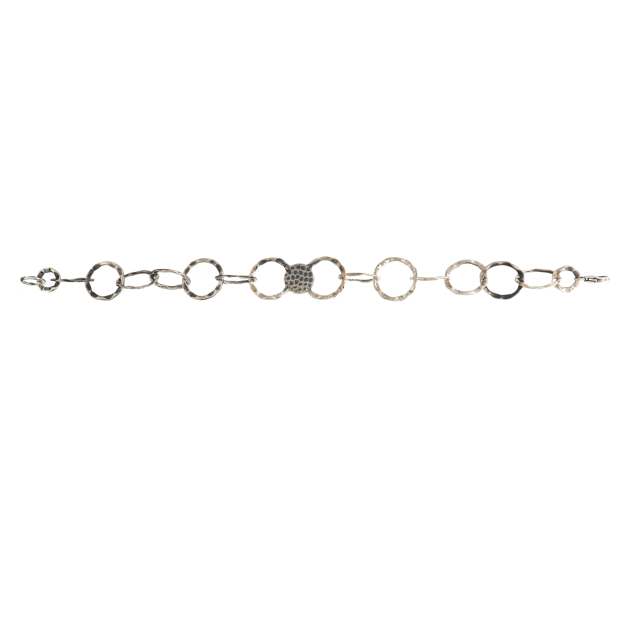 Silipada Hammered Link Bracelet