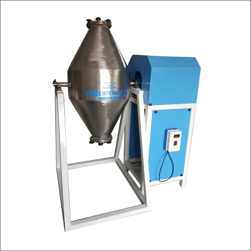 Double Cone Blender - Mild Steel, Semi-Automatic, 320W Power , Silver Color Finish