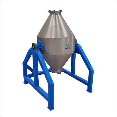 Double Cone Blender - Mild Steel, Semi-automatic, 320w Power , Silver Color Finish