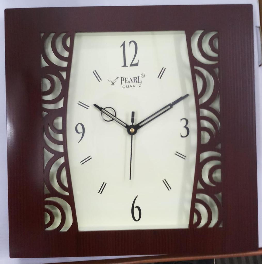 Multi Color 12 X 12 Inch Square Clock