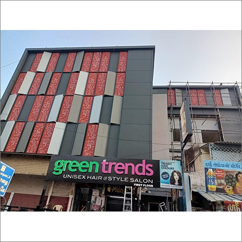 फैंसी एल्युमिनियम कम्पोजिट पैनल वर्क