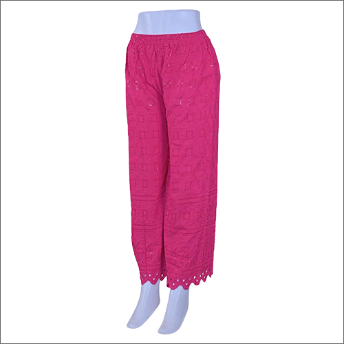 Ladies Plain Palazzo - Casual Washable Fabric, All-Season Comfort with Classic Plain Design