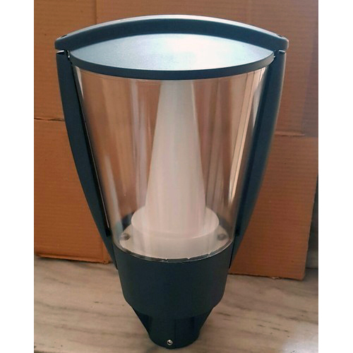 Dark Gray Led Post Top Lantern