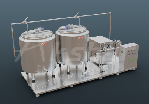 Milk Pasteurization Plant - Stainless Steel, 440 Voltage | Silver Color, PLC Control, Automatic Dairy Milk Plant Machinery