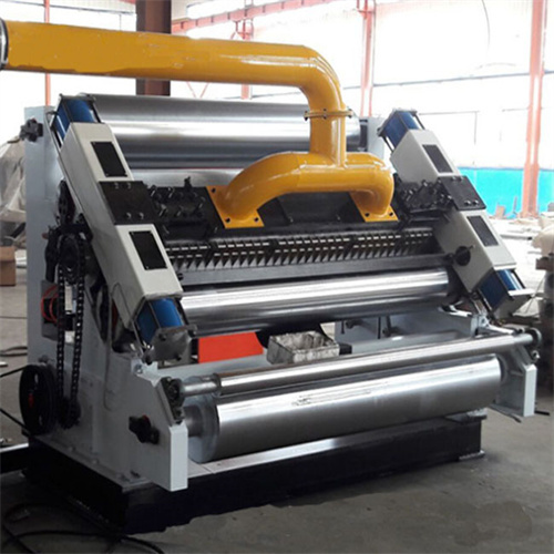 White Fingerless Single Facer Machine